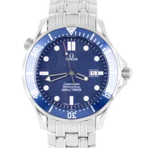 MINT Omega Seamaster Professional 300 Blue Wave Steel Quartz 41mm 2541.80.00 B P