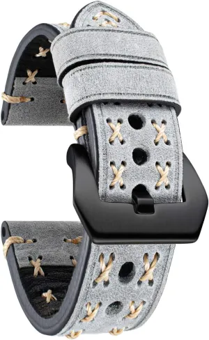 mm 22 mm 24 mm 26 mm watch strap for men women smartwatch strap X-shape fabric strap with quick release watch band boho vintage BINLUN adhesive hieroglyph Leather watch strap 20 