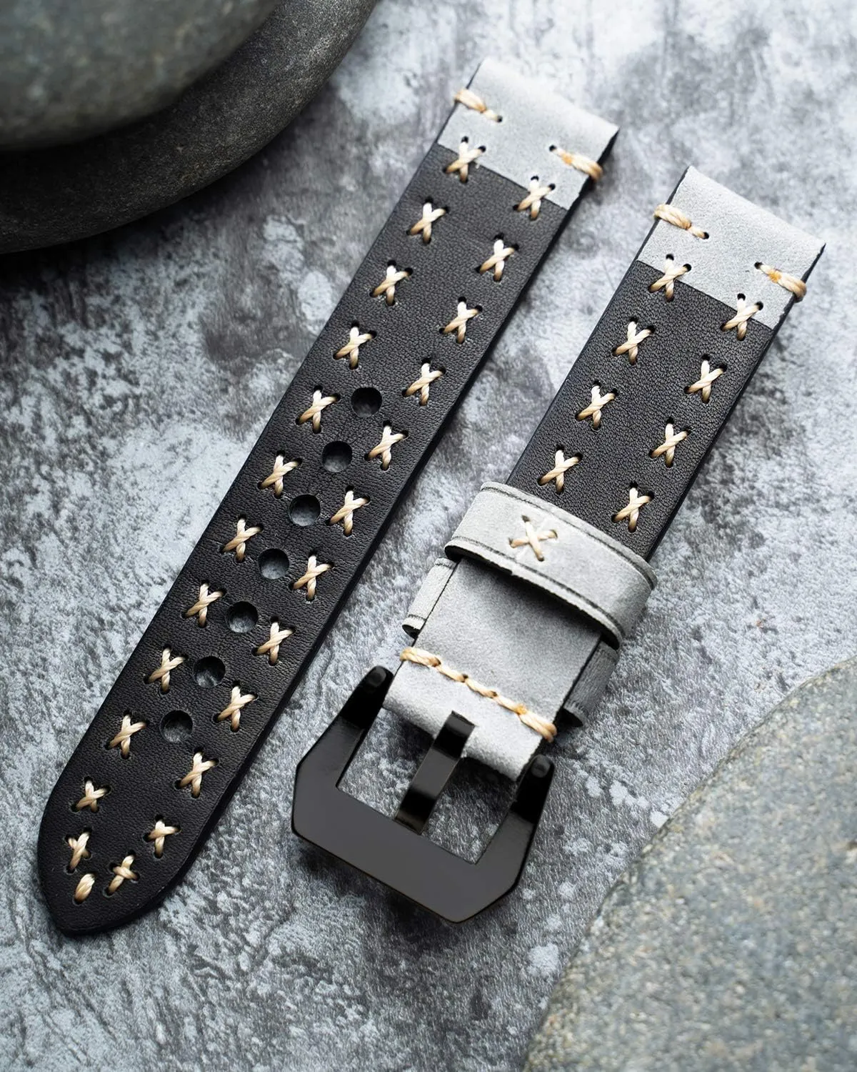 mm 22 mm 24 mm 26 mm watch strap for men women smartwatch strap X-shape fabric strap with quick release watch band boho vintage BINLUN adhesive hieroglyph Leather watch strap 20 
