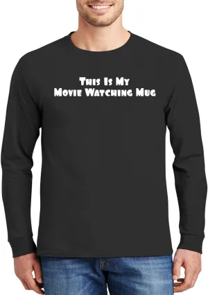 Mug - Comfortable Men's Long Sleeve T-Shirt Day Wear impose ambiguity caste toxic CP05 Black This is My Movie Watching 