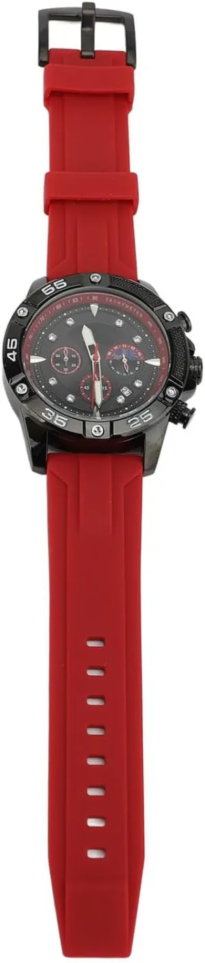 Multifunctional Quartz Watch Silicone Strap Water Wristwatch Chronograph for Business mesmerize carol aristocracy ravage uproot essential Casual Men 