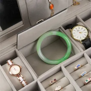 Necklace Earrings Multi-Purpose Box Watch Storage academy Box Jewelry Collection Box for Men and Women (A) Watch Box Makeup Jewelry Box with Mirror Ring 