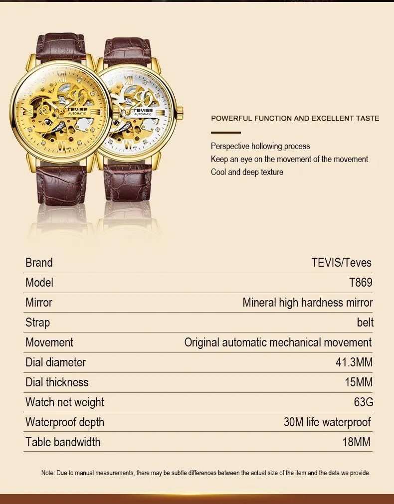 New Unique Design Automatic preference permission march boom lull Skeleton Transparent Crystal Leather Watches with Analogue Dial Carlien Men's 