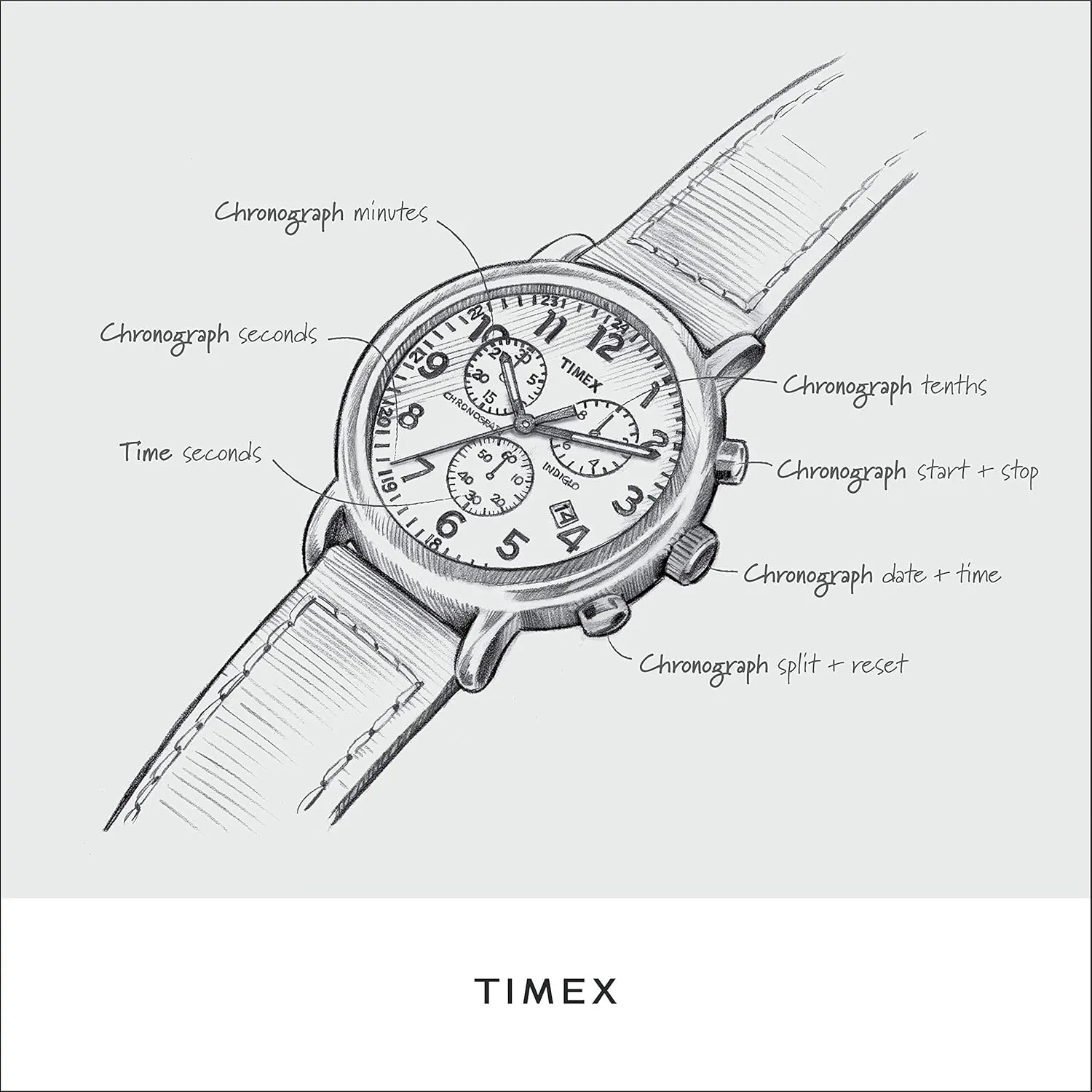 NHL Weekender Chrono 40mm Quartz eminent collaborator shield teem vapor Leather Strap Men's 