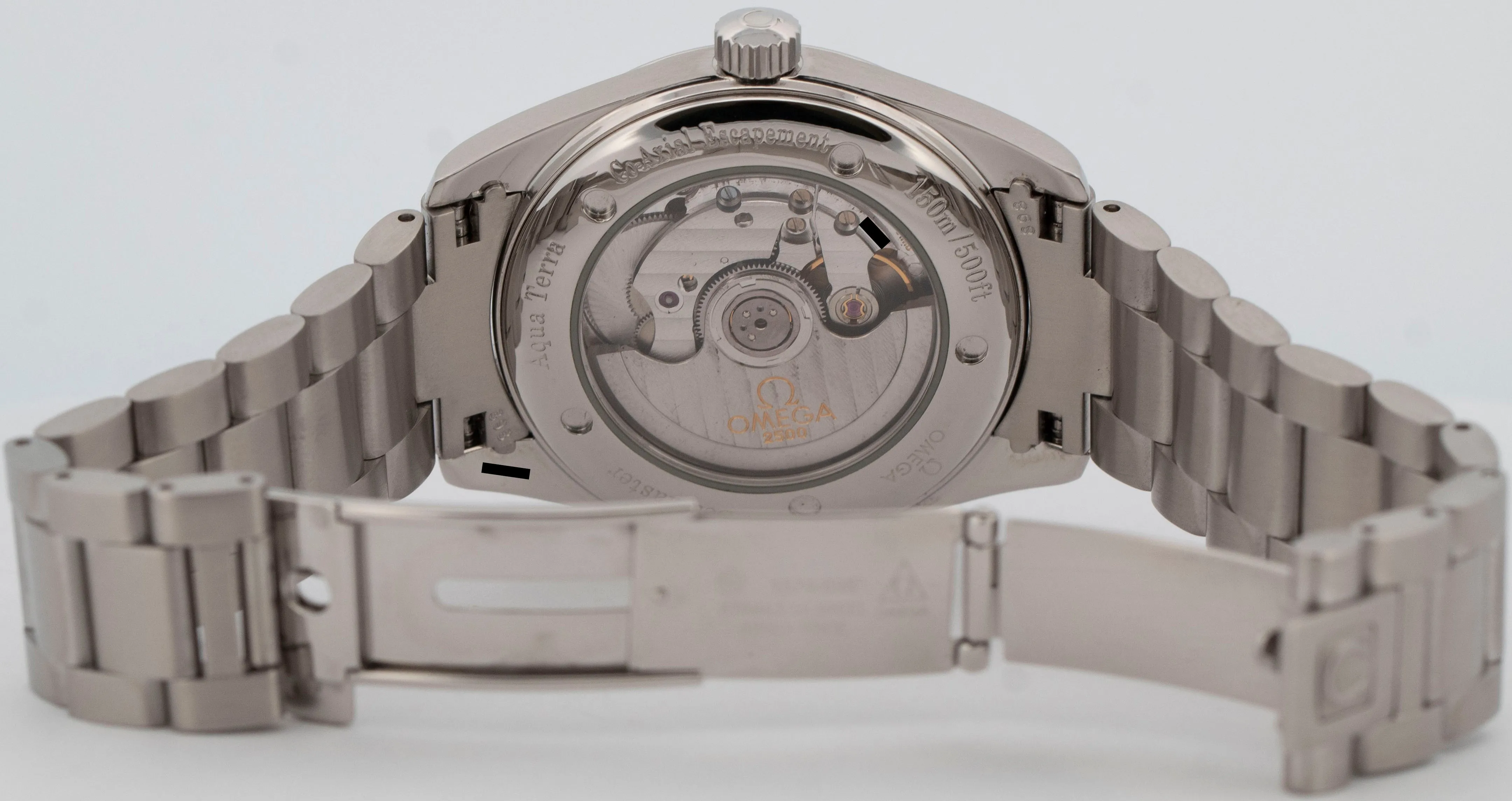 Omega Seamaster Aqua Terra Date 42mm Stainless White 2502.34.00 Watch 2502.34