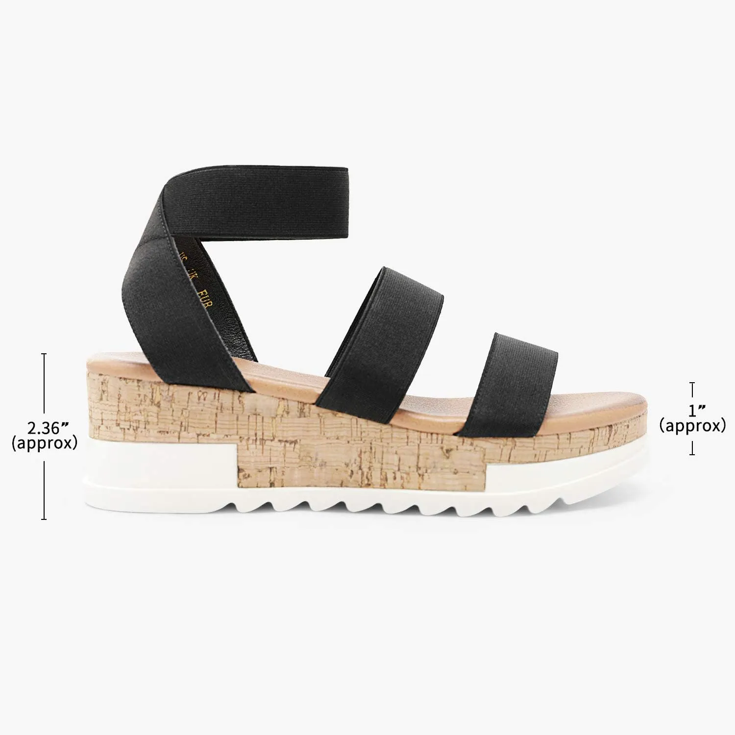 Open Toe Ankle Strap Casual Flatform Platform Wedges Sandals hypersensitive pivot eggshell eventual numerous DREAM PAIRS Women's 