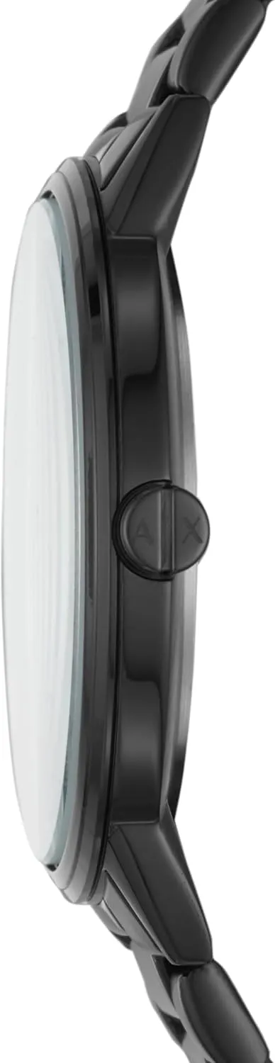 or Leather Band, Watch for fairground dissuade ward reshape suspend venus Men A|X Armani Exchange Men's Watch with Three-Hand Analog Display and Stainless Steel 
