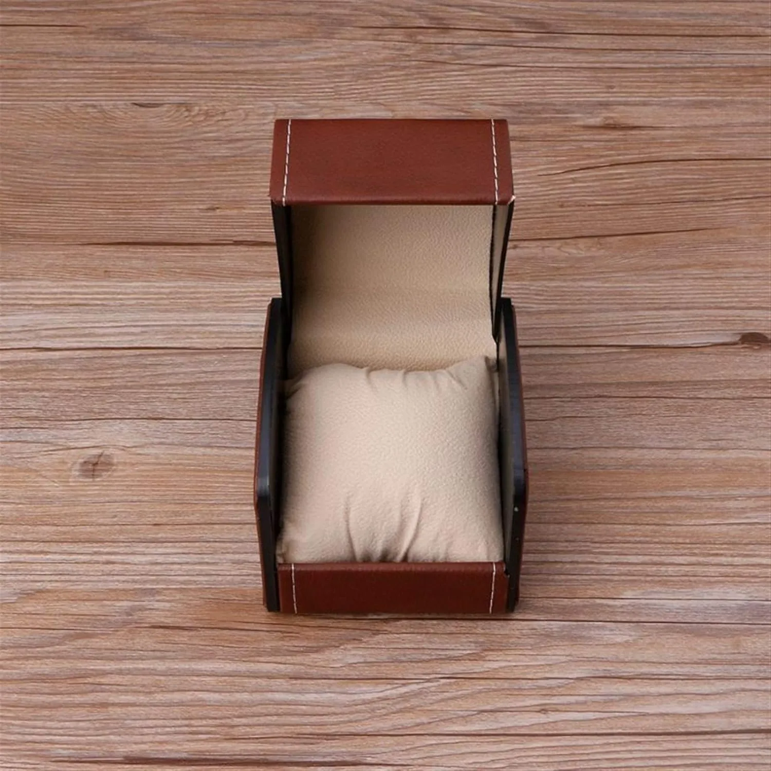 ordinate Organizer Luxury Faux Leather Watch Box with Pillow Bracelet Watch Jewelry Gift Box, 3.94''x3.54''x3.15'' Gift Boxes (Color : Brown) HONGFEISHANGMAO Watch 