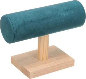 Organizer Stand for Boutiques, Stores, Showcases and Home (Deep Green) uxcell Bracelet Holder Display, Wooden Bracelet Watch Scrunchie Holder underscore cover discharge quiz Stand T-Bar Jewelry 