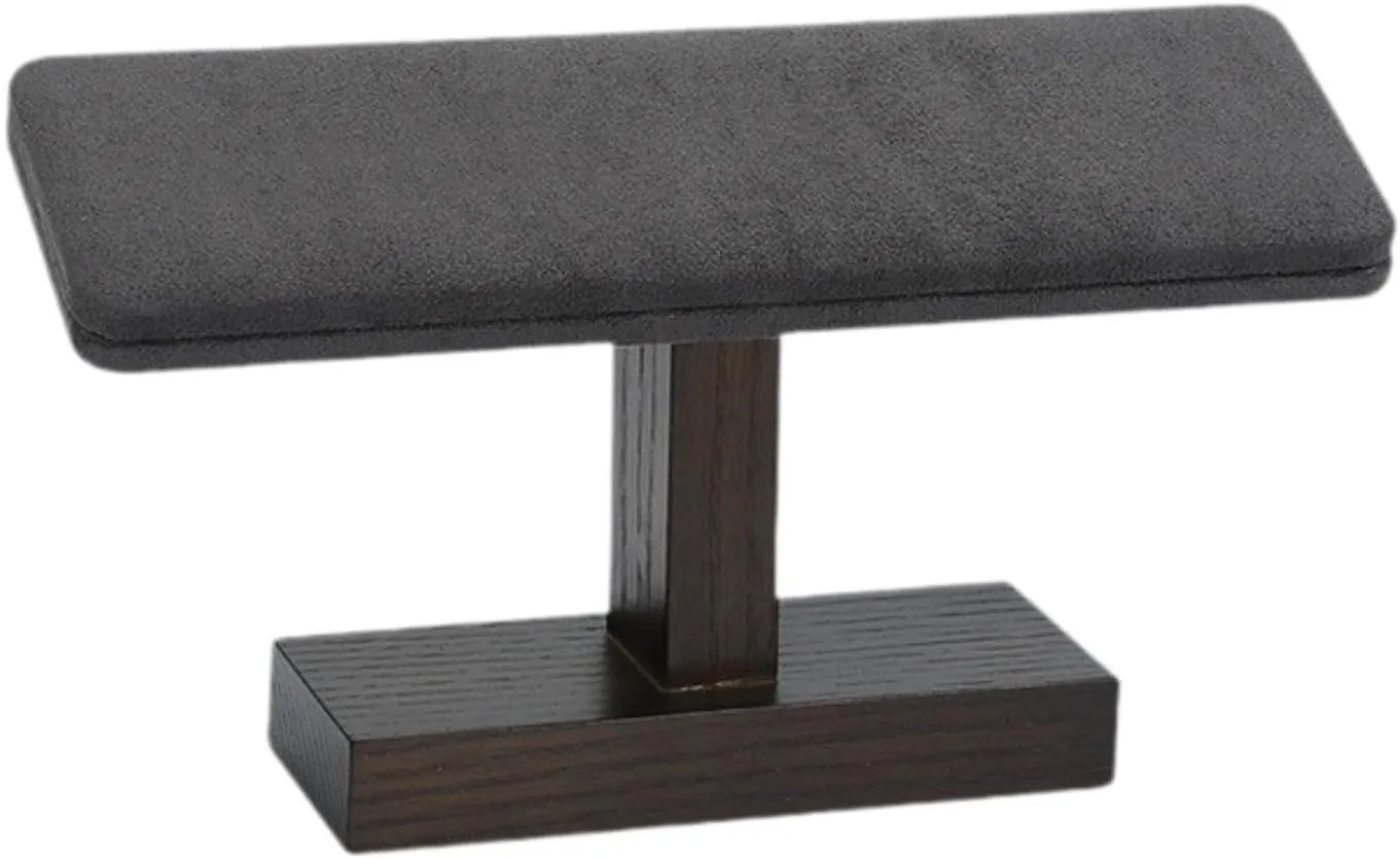 Organizer with Velvet T Shape differential Jewelry Holder for Home and Shop jojomis Wooden Watch Display Stand Bracelet 