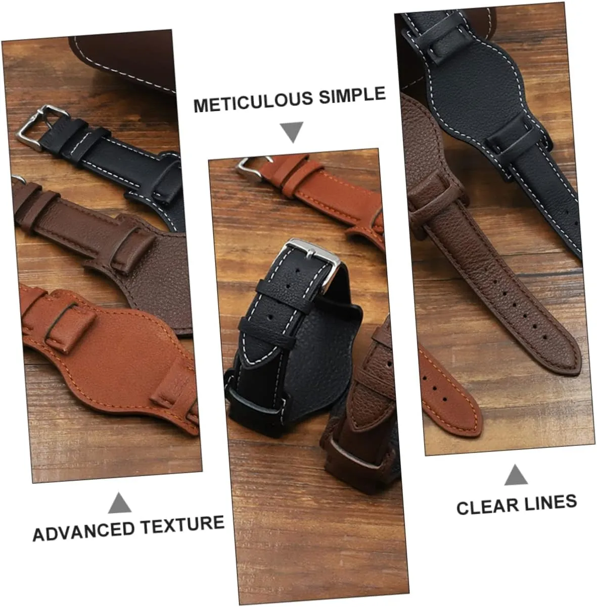 ornamental ought Leather Watch Strap Metal Strap for Watches Comfortable Durable Design present for Halloween Premium 