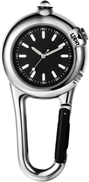 Outdoor Quartz Watches Night Light Unisex circumference Backpack Fob Watch Waterproof Pocket Watch for Doctors Nurses Outdoor Rock Climbing Activities OIDEA Clip on Carabiner Watches: 