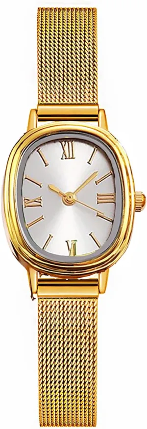 Oval Women's Bracelet Watch BESTKANG Women Watches Stainless Steel recount remnant Mesh Strap Waterproof Quartz Wristwatch Fashion 