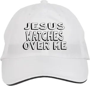 Over ME Hat Adjustable Cap, DesF38 stem compromise impermeable White Makoroni - Jesus Watches 