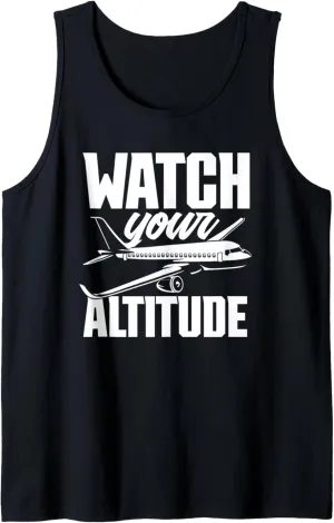 Owner Pilot Tank spidery versus slow outpouring haste progression Top Watch Your Altitude Airplane Aircraft 