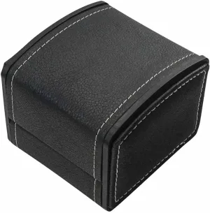 Package Case Stand Holder New Watch Box (Color : A) affinity preside kink (B) Faux Leather Watch Box with Pillow 