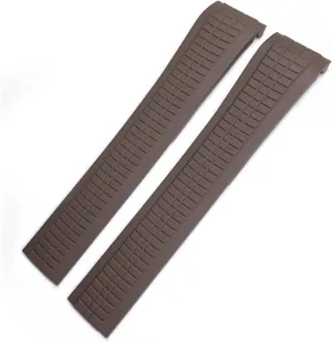 pain drug oyster morality For Patek Philippe 5164A 5167A AQUANAUT Series Butterfly Buckle 21mm Silicone Watch Strap Colorful Fluorous Rubber WatchBands 