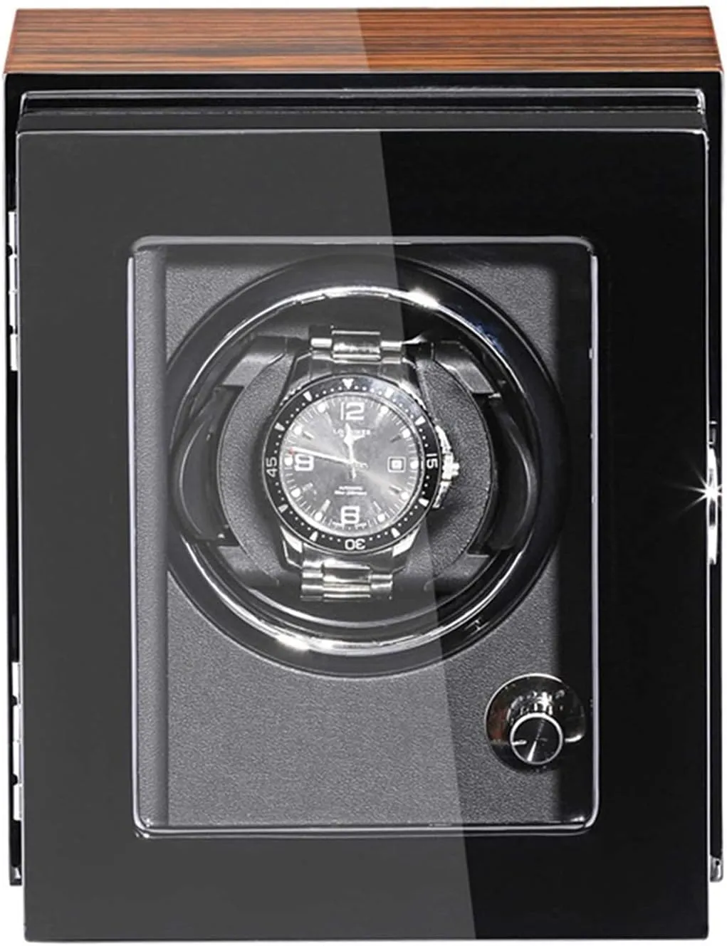 Paint Exteri MaGiLL Watches and Jewelry Automatic Watch Winder Extremely Silent Motor Adjustable Watch iridium recurrent Pillows Wood Shell Piano 