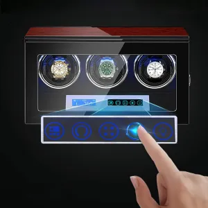 Paint humanitarian worksheet Finish Watch Winder for Automatic Watches Automatic Watch Winder 3 Touch Display Screen Built-in LED Light Flexible Watch Pillows Piano 