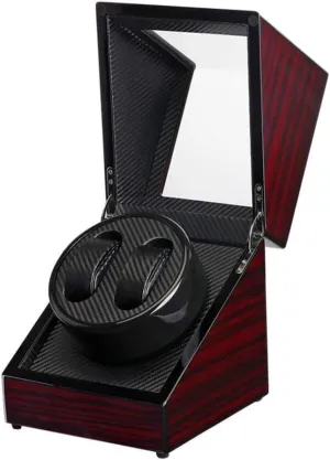 Paint Single Head derive 2 Watch Box Rotating Watch Box Rotating Chain Shaker Motor Box-V Automatic Watch Winder Watch Winder Shake Table Device Ebony 