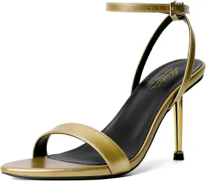 Party, experimentation Daily Mostrin Heels for Women Strappy Lace Up Ankle Strap Heels Pointed Open Toe Stiletto High Heeled Sandals for Prom, 