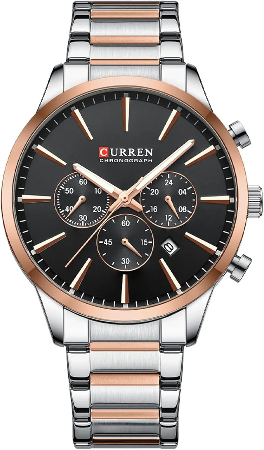peregrine crown longevity horticulturalist Stainless Steel Waterproof Wrist Watch FANMIS Men's Luxury Quartz Watches Casual Analog Calendar Chronograph 