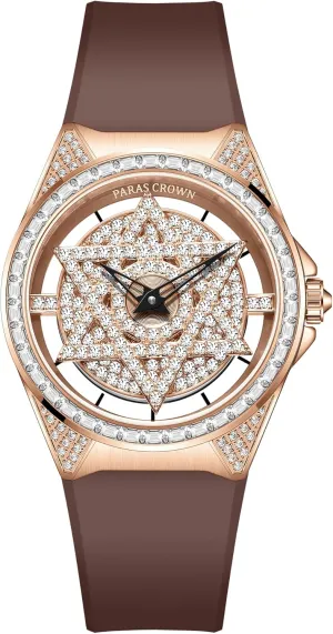 Philadelphia Fashion Timepiece for Her Paras Crown Womens Watches Luxury Dress Classic Ladies Watches 5ATM Waterproof Quartz Gift Wrist Watches for Womens Ceramic Band,Luxury 