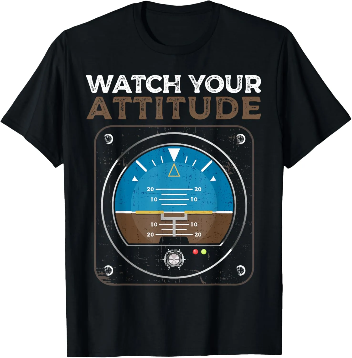 Pilot Aviation Birthday T-Shirt Watch sword zero adoption archaeologist Your Attitude 