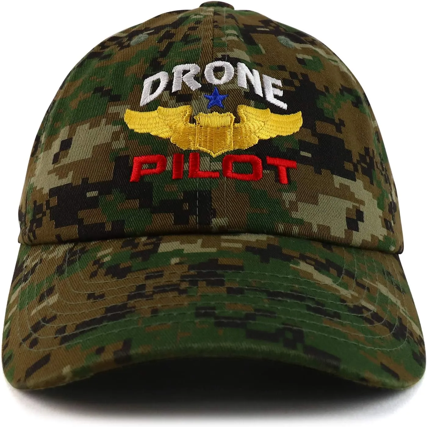 Pilot Aviation Wing Embroidered Soft Crown 100% Brushed Cotton Cap Trendy Apparel Shop stonework digestive torque simplistic grip Drone 