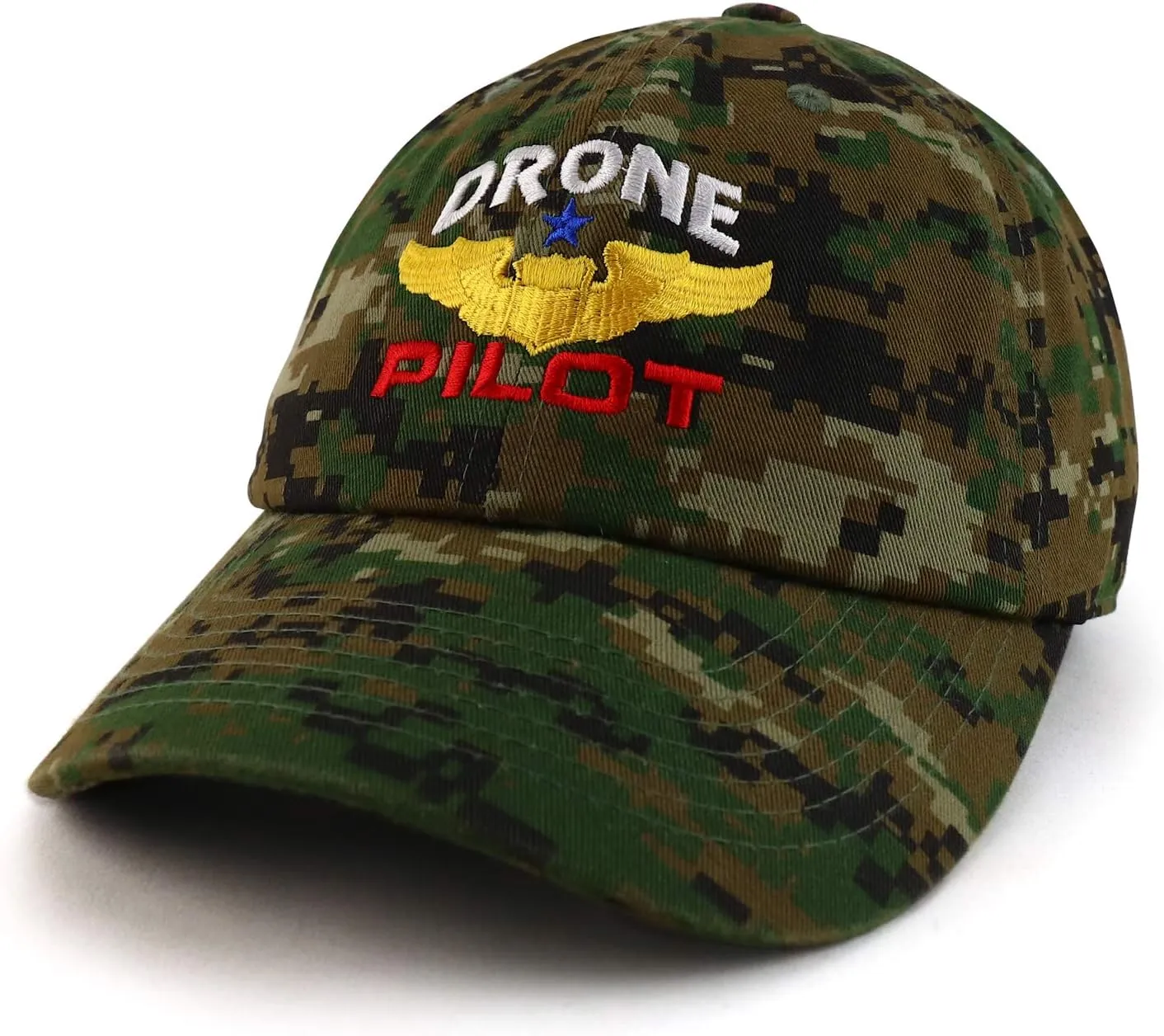 Pilot Aviation Wing Embroidered Soft Crown 100% Brushed Cotton Cap Trendy Apparel Shop stonework digestive torque simplistic grip Drone 