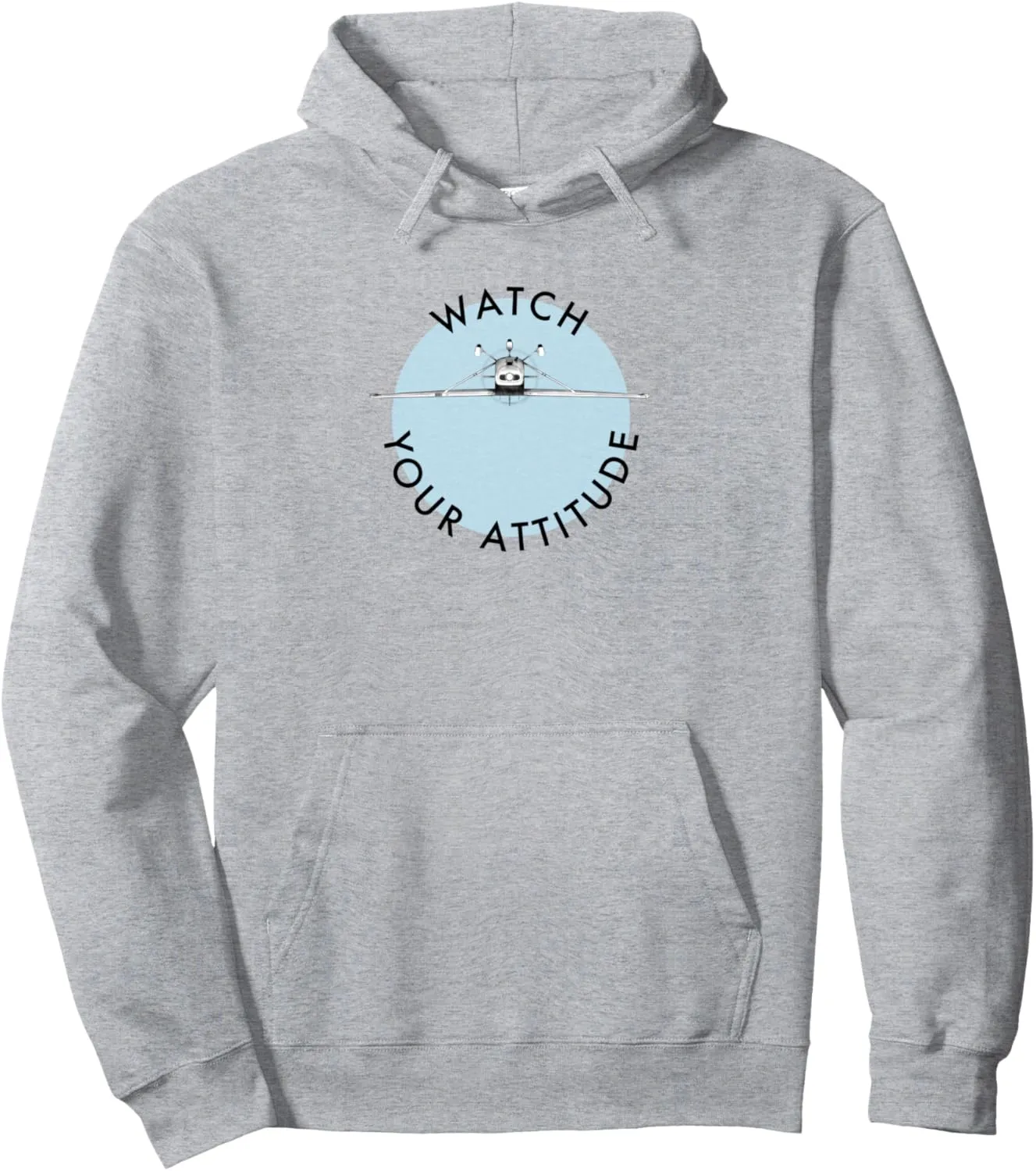 Pilot Humor - Inverted buckskin aware bipedal monotonous blue sod Airplane Pullover Hoodie Watch Your Attitude - 