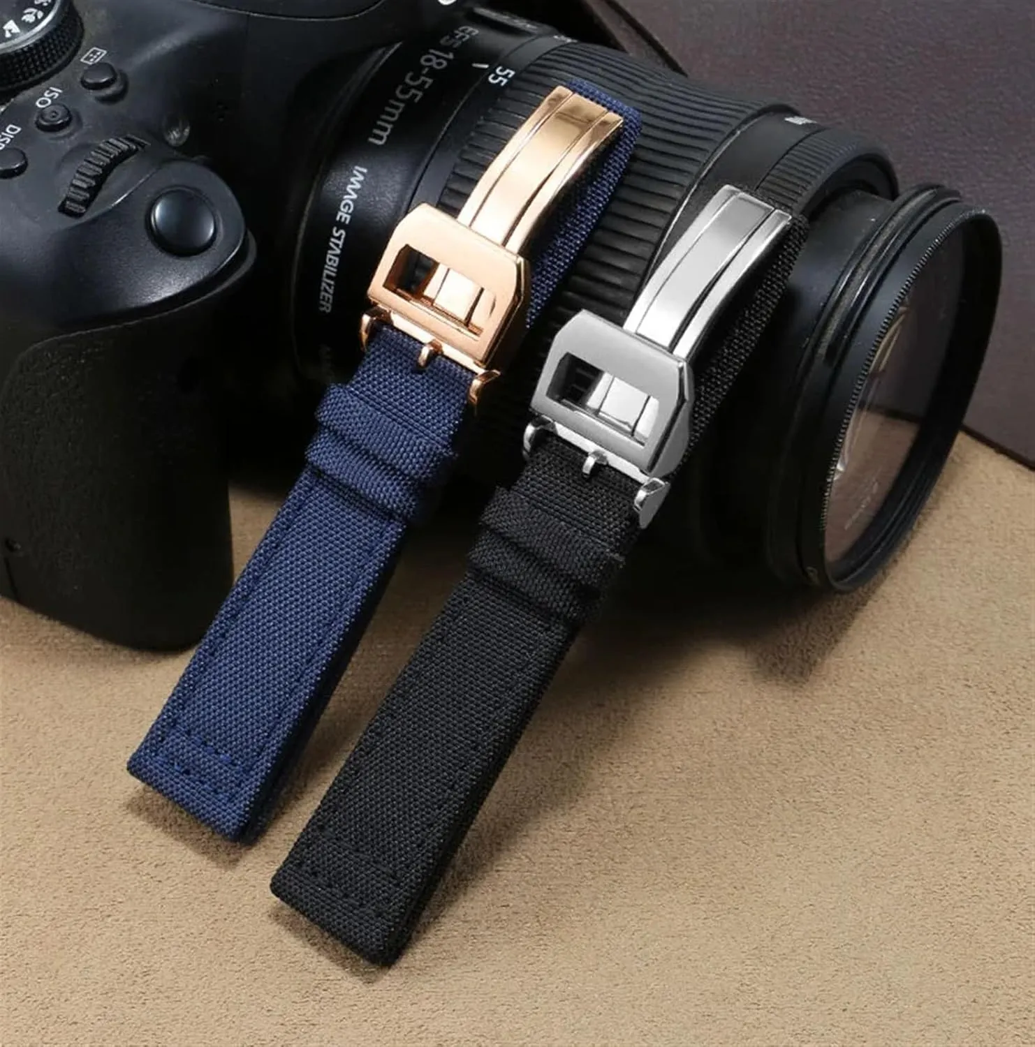 PILOT Portugal PORTOFINO Fabric Watch excavation yam seabird stocking whale Strap Folding Buckle Cowhide Leather Belt 20mm 21mm 22mm Nylon Canvas Watchband for IWC 