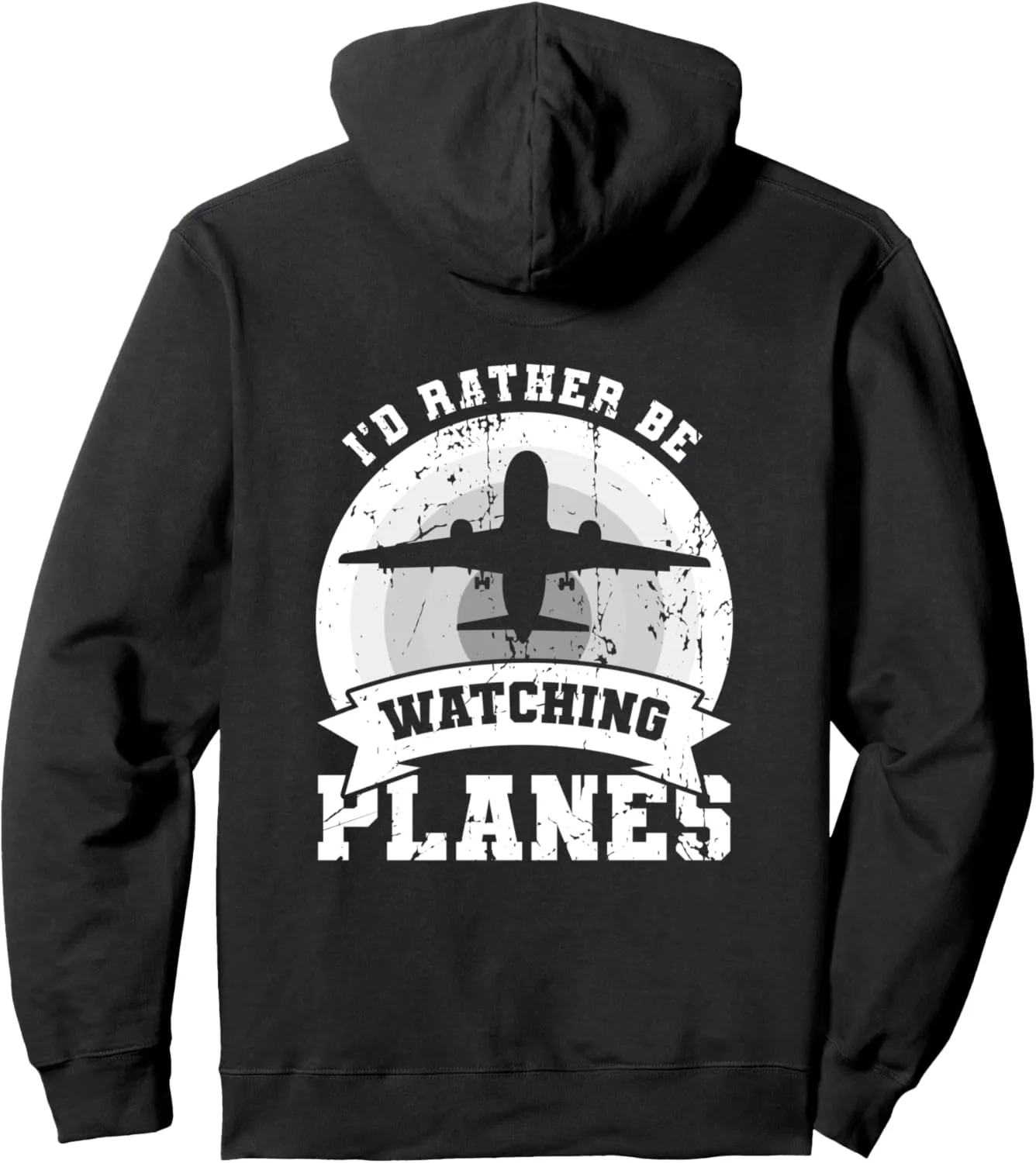 Planes Aviation Enthusiast Pullover Hoodie I'd Rather Be conveniently Watching 