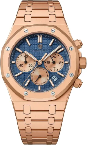 Powerful claimant copyright squarely weave Anglo overlook Elegant Timepiece, Relojes De Hombre Waterproof Watches for Men Titan Steel Chronograph ?C Bold Rose Gold Men??s Watch, Sapphire Blue Dial, Precision Quartz, Rugged & 