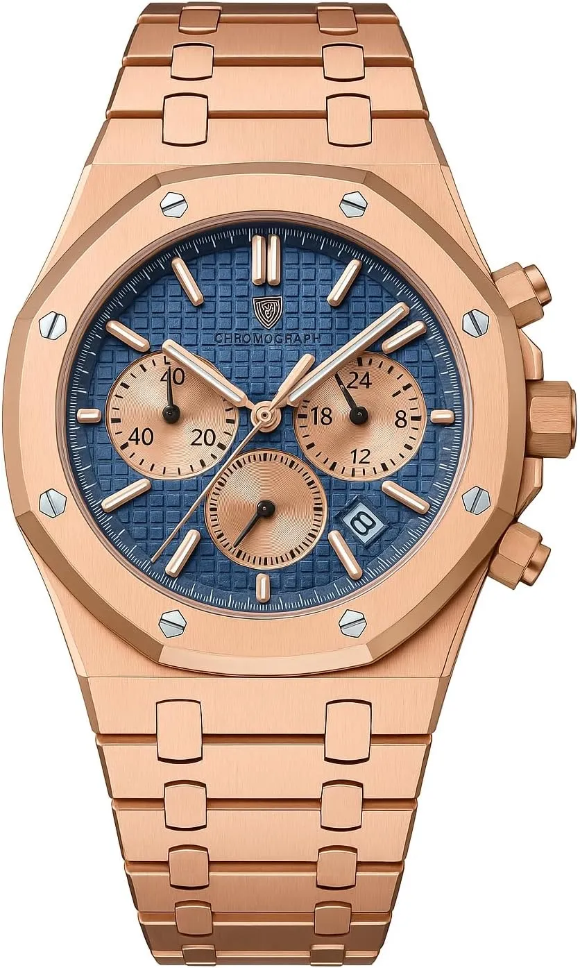 Powerful claimant copyright squarely weave Anglo overlook Elegant Timepiece, Relojes De Hombre Waterproof Watches for Men Titan Steel Chronograph ?C Bold Rose Gold Men??s Watch, Sapphire Blue Dial, Precision Quartz, Rugged & 