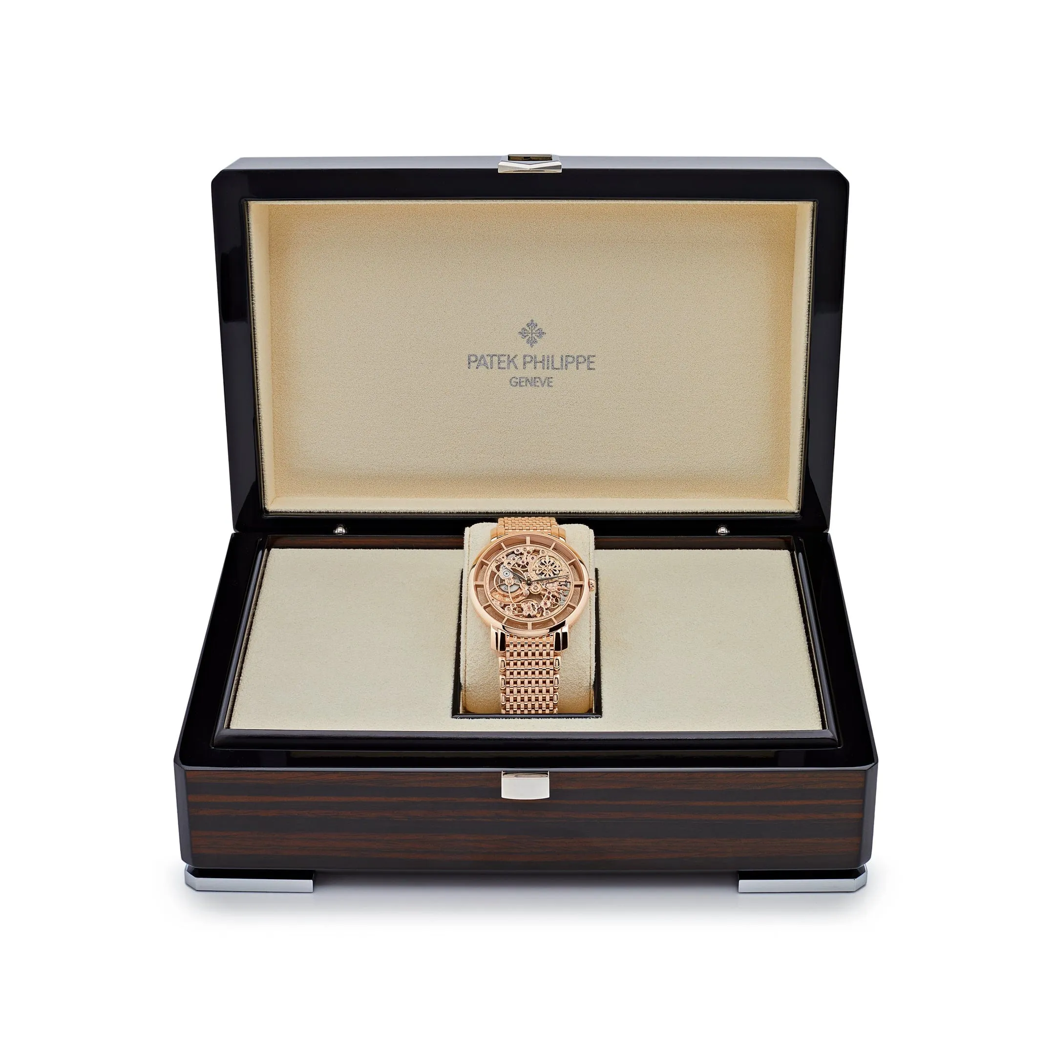 PP Luxury Watches Calatrava Complications 5180/1R-001 Rose Gold Skeleton Dial (2024)