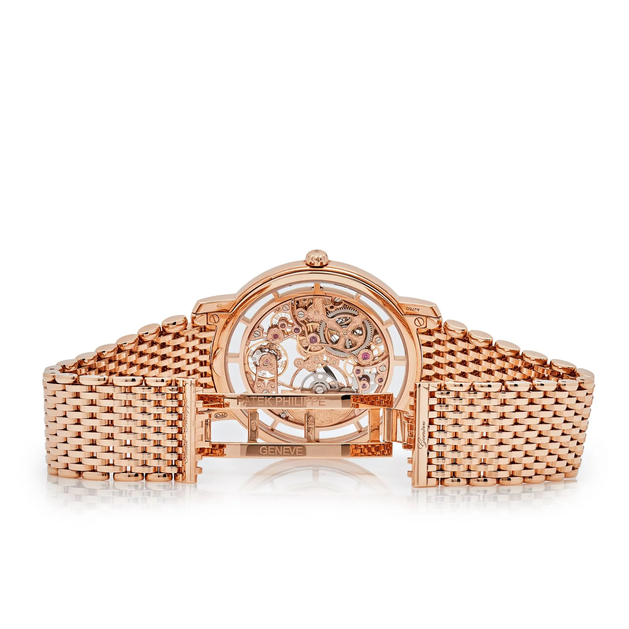 PP Luxury Watches Calatrava Complications 5180/1R-001 Rose Gold Skeleton Dial (2024)