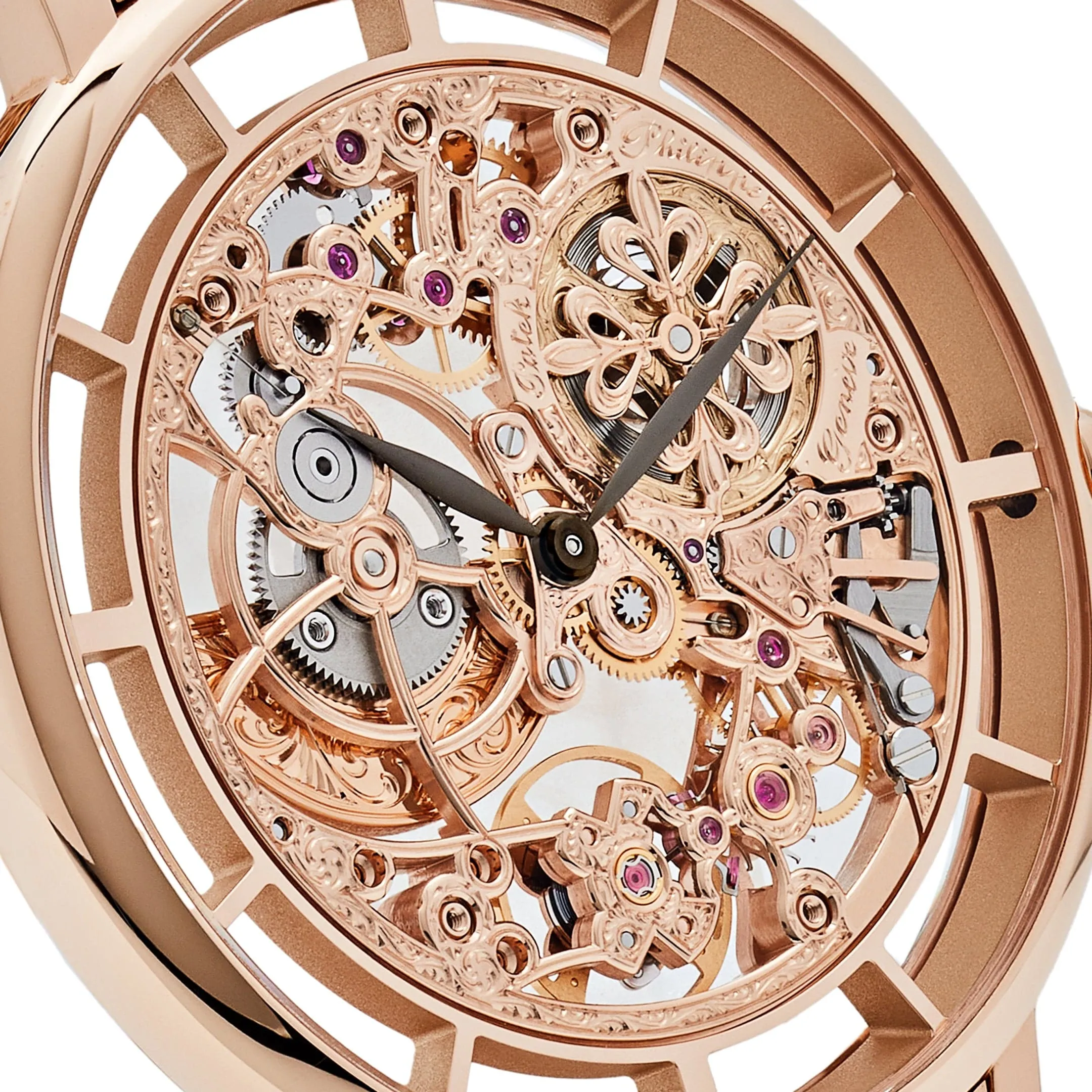 PP Luxury Watches Calatrava Complications 5180/1R-001 Rose Gold Skeleton Dial (2024)