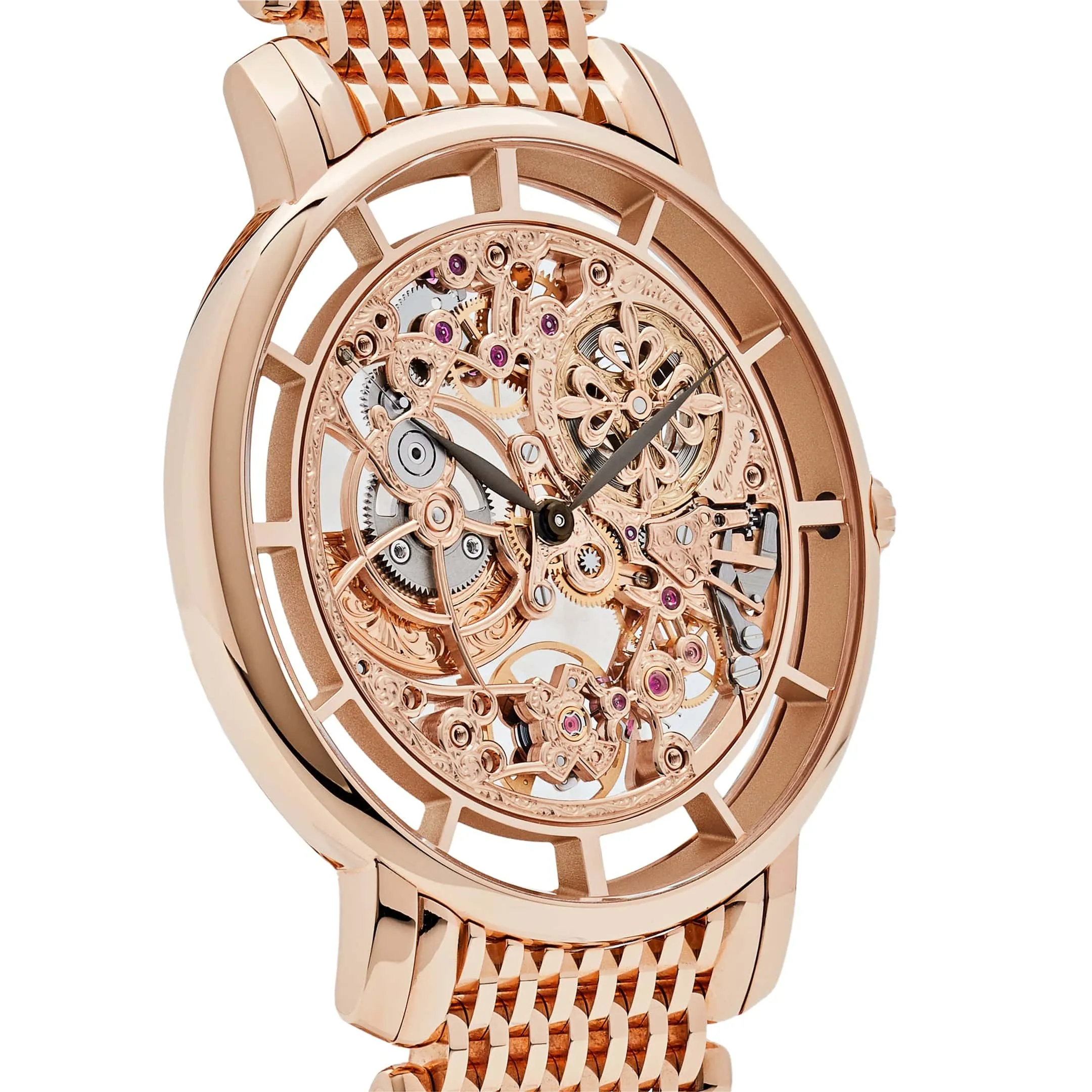 PP Luxury Watches Calatrava Complications 5180/1R-001 Rose Gold Skeleton Dial (2024)