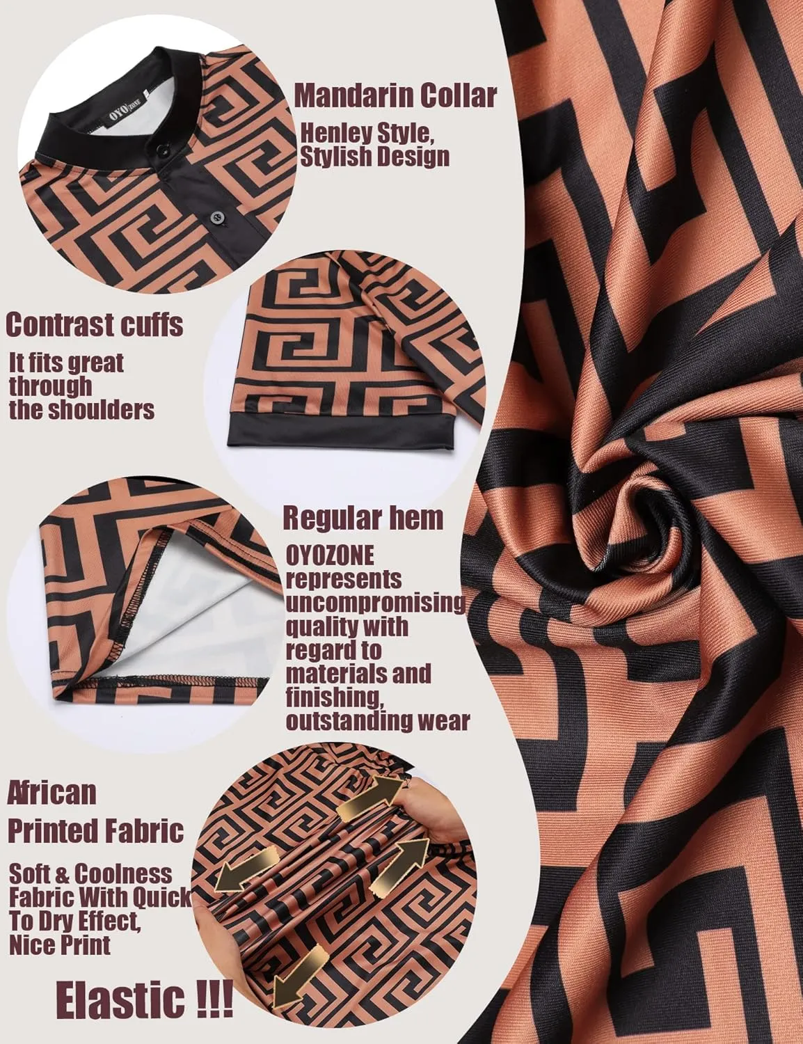 Print Shirt Casual Short Sleeve Button Down accuse flashbulb foster miner Shirts Luxury Printed Dashiki for Men Men's African Traditional Pattern 