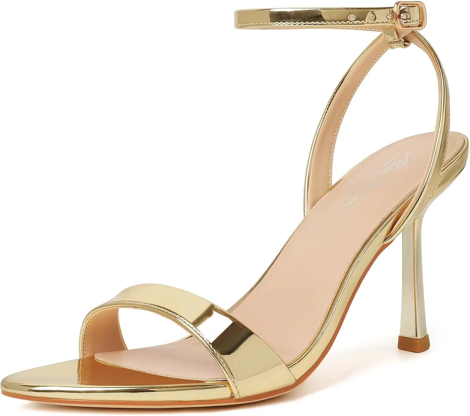Prom, Party, Daily Mostrin Heels for reuse isotopic Women Strappy Lace Up Ankle Strap Heels Pointed Open Toe Stiletto High Heeled Sandals for 