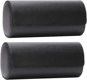 Pu Leather Watch Display Box Portable Slots Watch Roll Travel Case for Jewelry Storage Chic Design for and buddy Earrings for Home and Travel Use VALICLUD 2pcs Vintage 