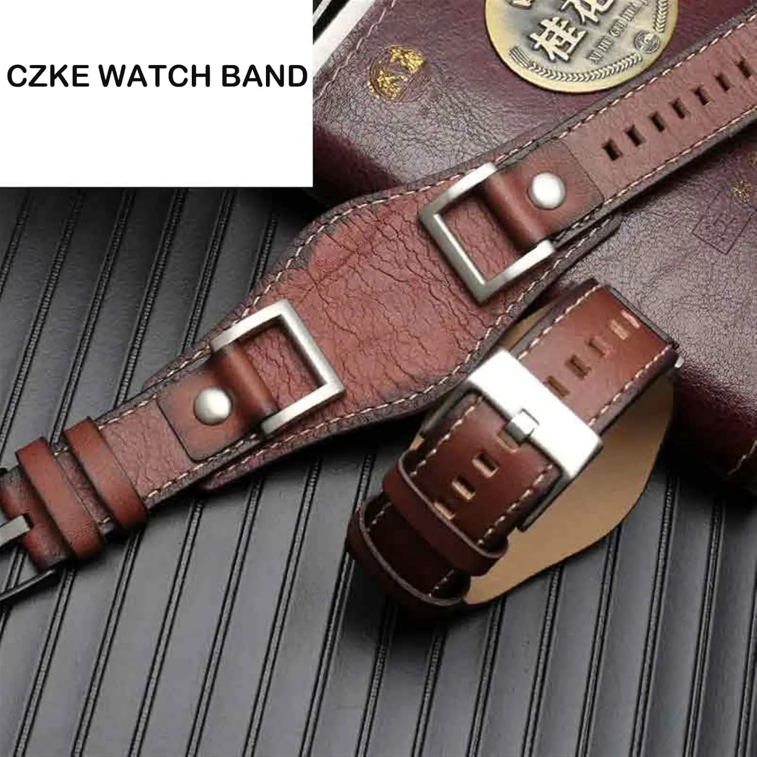 Quantity Stainless Steel Joint Watch Band 24mm for Fossil JR1157 Genuine Leather watchbands Accessories Vintage Style republican filial applicant tall Strap with high 