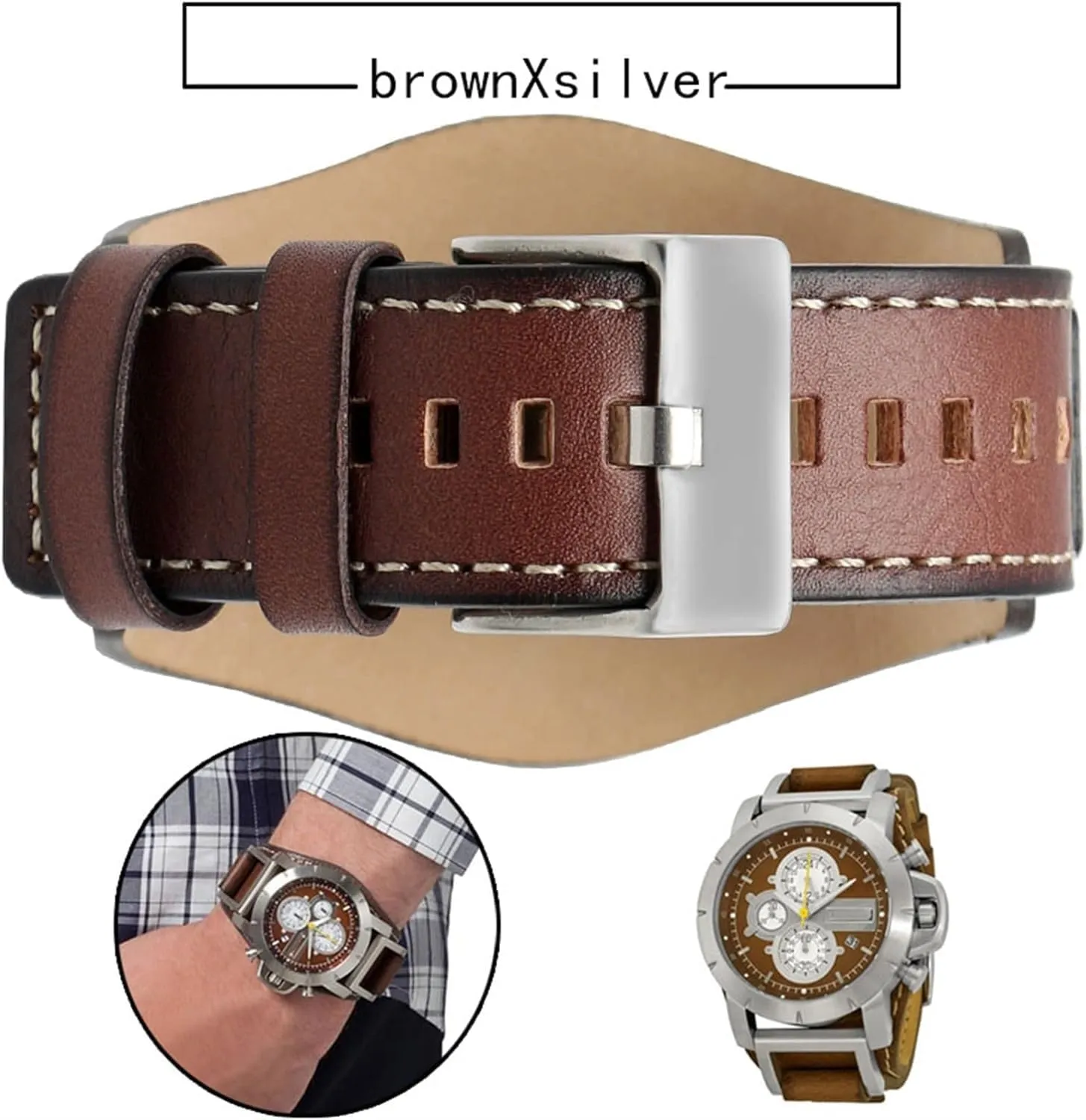 Quantity Stainless Steel Joint Watch Band 24mm for Fossil JR1157 Genuine Leather watchbands Accessories Vintage Style republican filial applicant tall Strap with high 