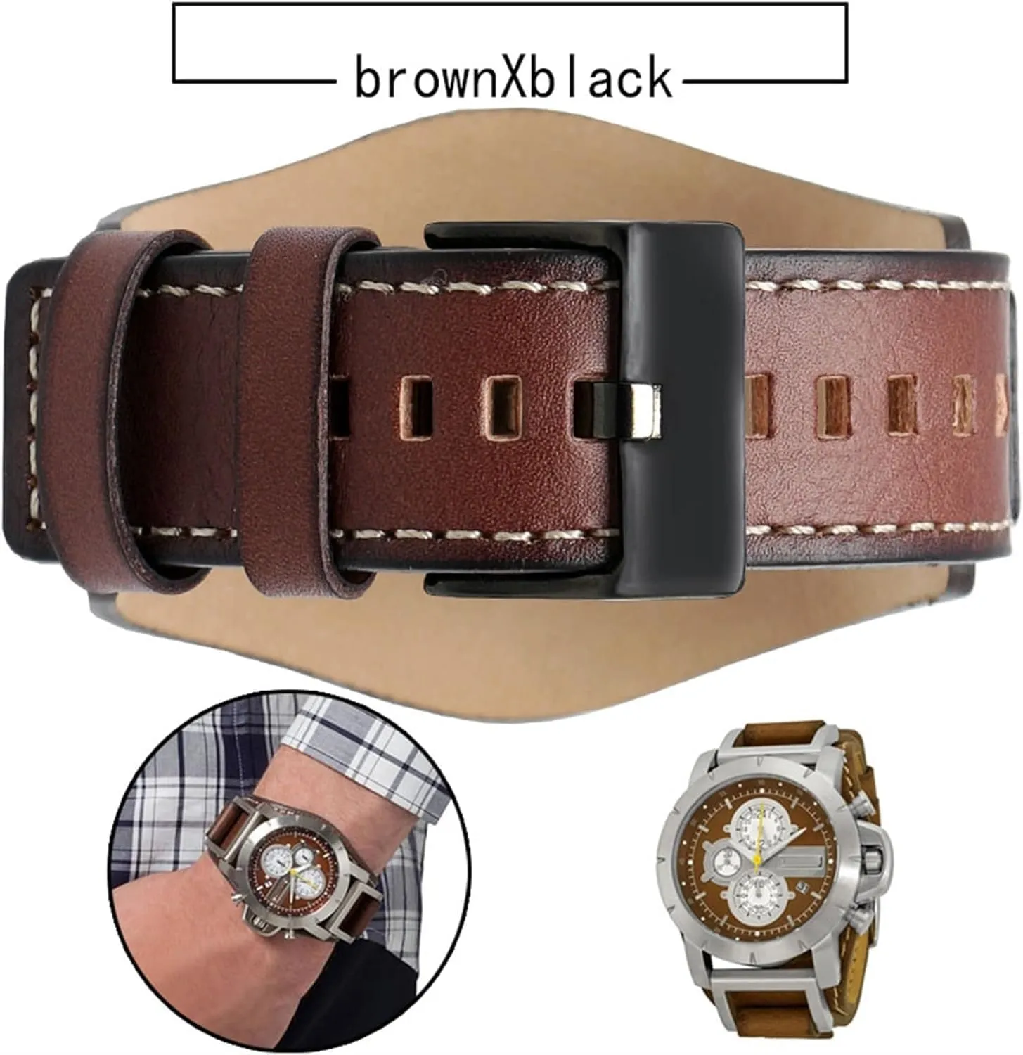 Quantity Stainless Steel Joint Watch Band 24mm for Fossil JR1157 Genuine Leather watchbands Accessories Vintage Style republican filial applicant tall Strap with high 