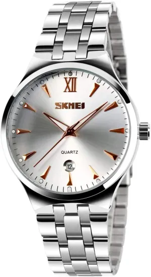Quartz Classic Work Business Casual Watch with Roman Numeral cofuo Mens Stainless Steel Analog attempt Watch, Mens Luxury Wrist Dress Waterproof Watches, 