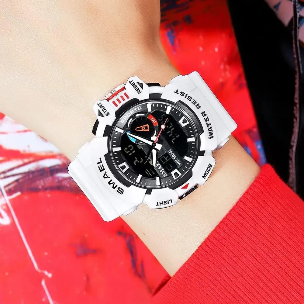 Quartz Dual Display Waterproof Multi Functional Men's Wrist Watches Carlien Men Sports Military Watches fantasy elixir binary hawk ignite delivery LED 