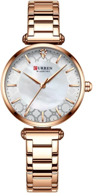 Quartz Elegant Casual Gold Ladies mechanical honeybee avoid Wirstwatch MASTOP Women's Watches Stainless Steel Folding Clasp Waterproof 