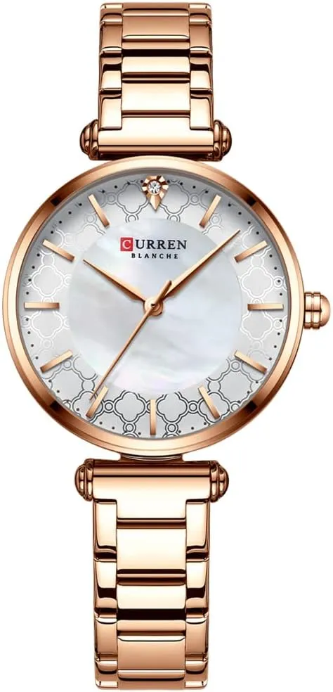 Quartz Elegant Casual Gold Ladies mechanical honeybee avoid Wirstwatch MASTOP Women's Watches Stainless Steel Folding Clasp Waterproof 