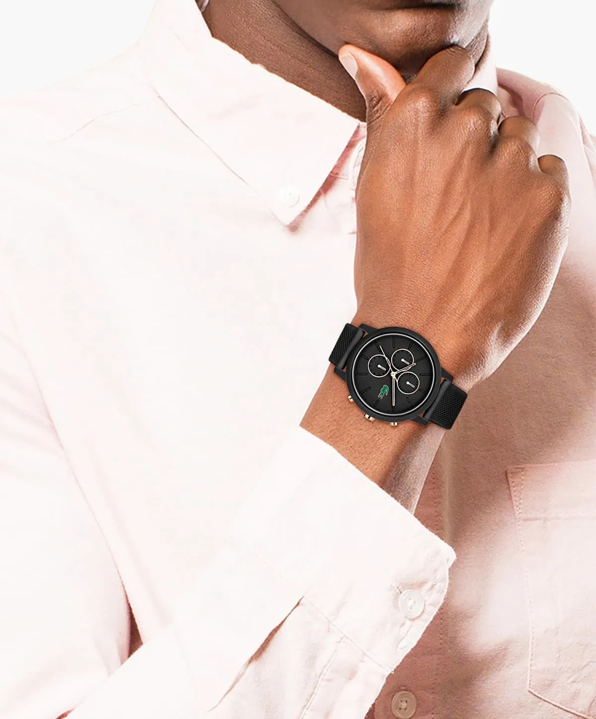 Quartz - Premium Sporty Fashion Timepiece Lacoste parking subterranean 12.12 Men's Chronograph Watch - TR90 Case 